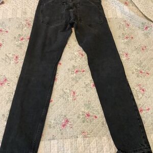 Free people low rise black jeans